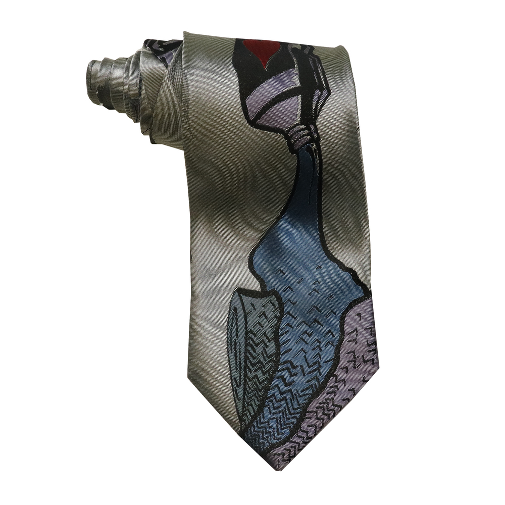 Vintage Moschino graphic print necktie Size One Size